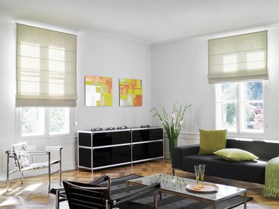 Roman Blind Systems, SG 2320, Room shot "Private Residence", Thun, Switzerland
