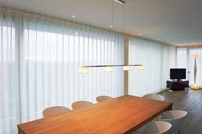 Curtain Systems, SG 5600, Colorama 1, Room shot "Penthouse Herkulesblick", Kassel, Germany, Wave