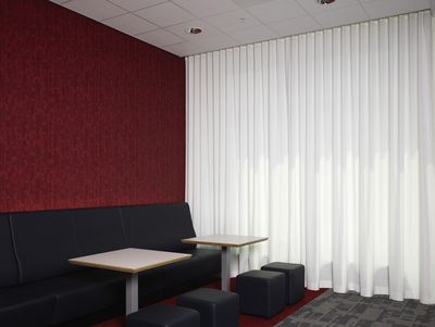Curtain Systems, SG 5100, Colorama 2, Room Shot "WY Building", High Tech Campus Eindhoven, NL