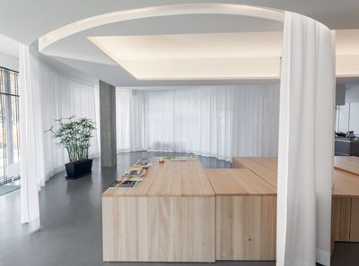 Curtain Systems, SG 5600, Colorama 2, Room shot "Catholic University Community", Klagenfurt am Wörthersee, Austria