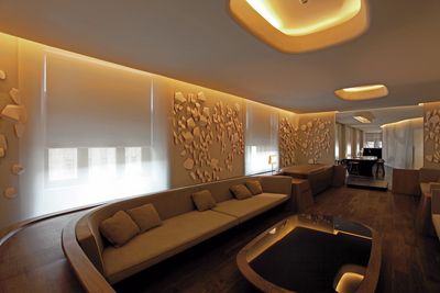 Roller Blind Systems, SG 4960, Room shot, "Swatch Art Peace Hotel", Shanghai, China